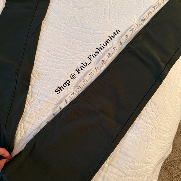 Olive green fleece lined Jeggings - Picture 10 of 10